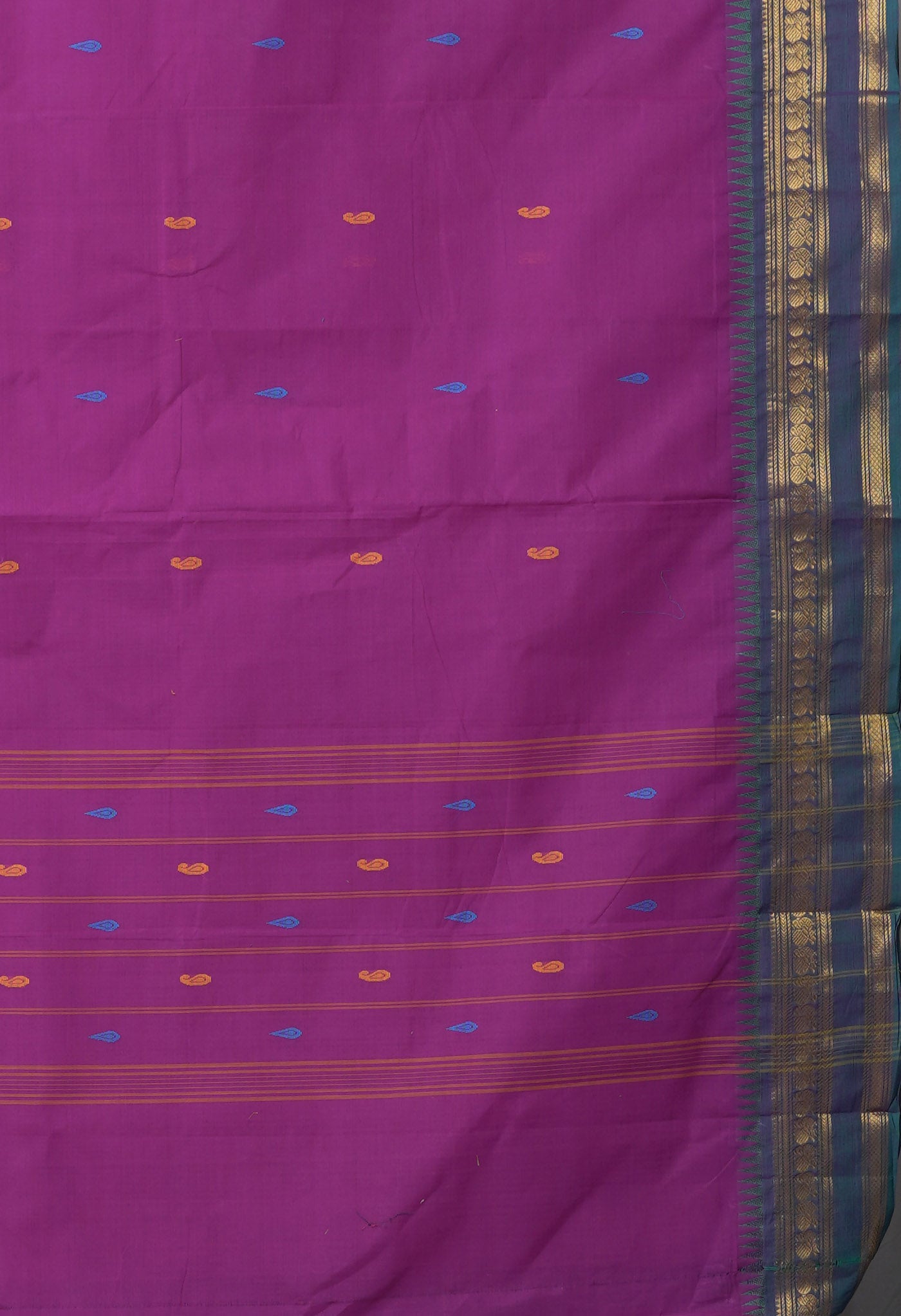 Pink Pure Pavani Handcrafted Kanchi Cotton Saree-UNM82402