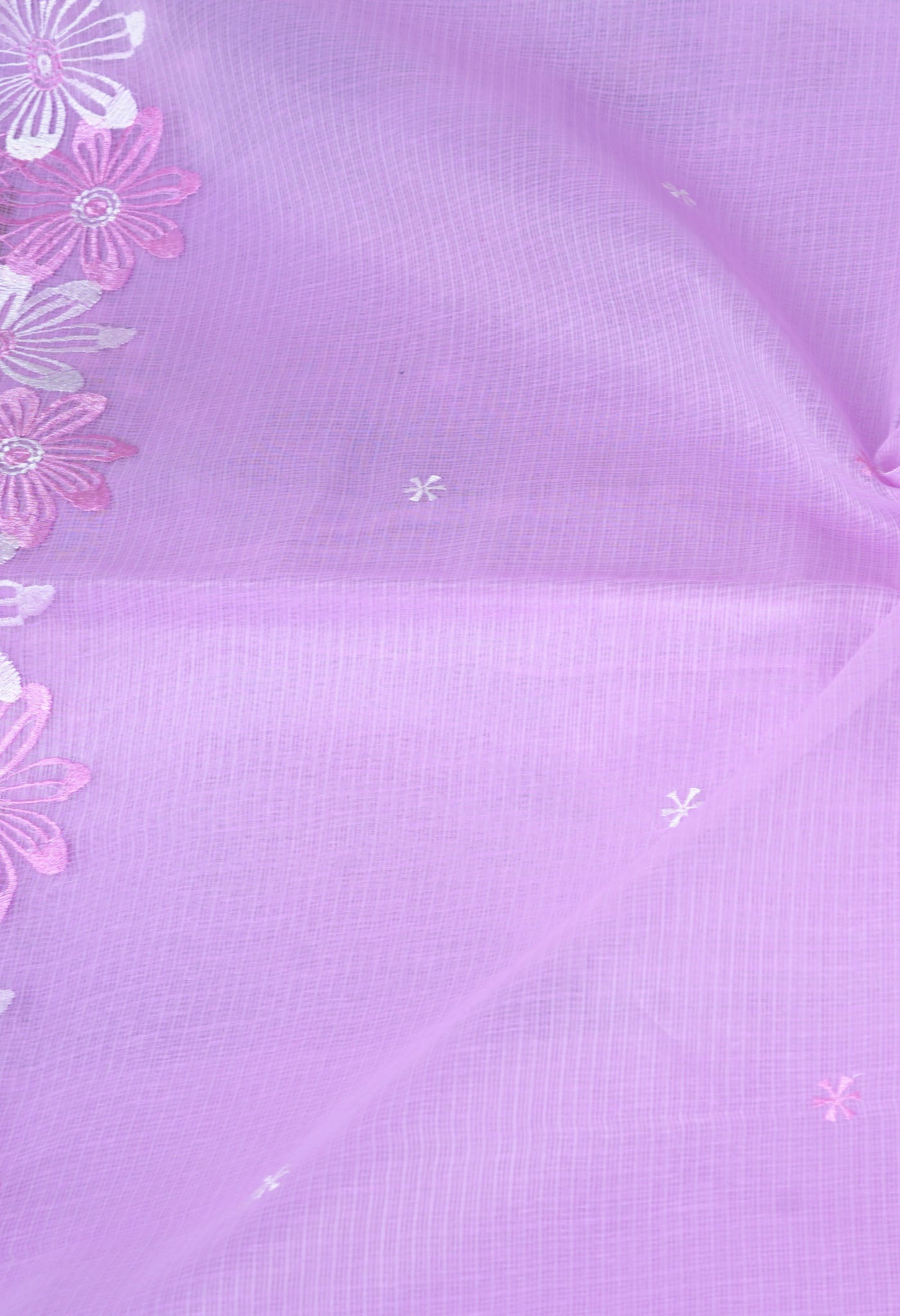 Lavender Pure Emboridery Kota Saree-UNM82475