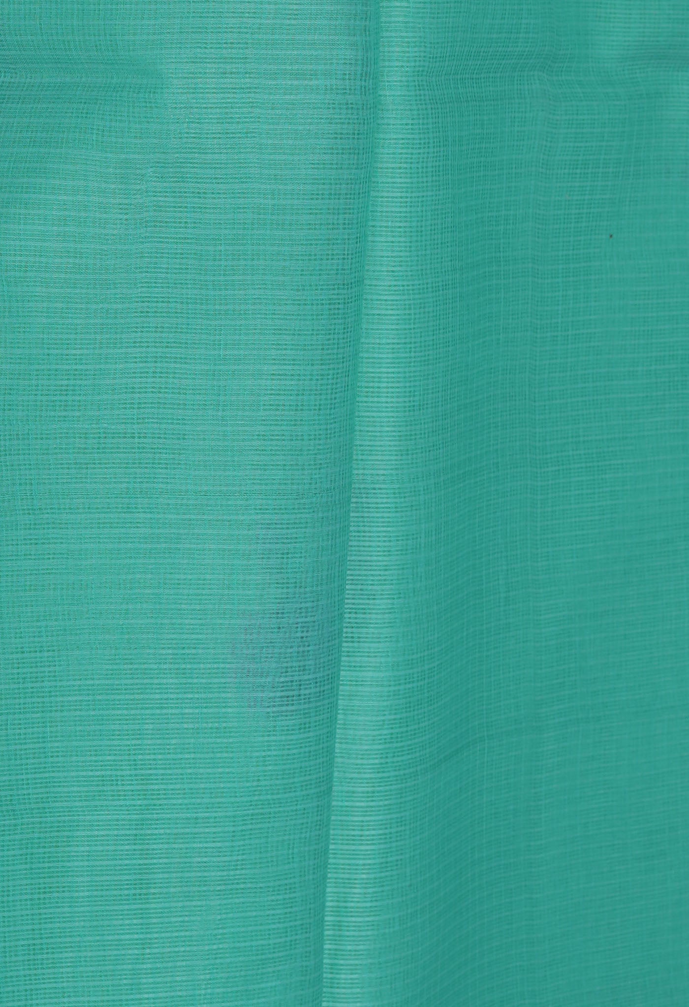 Turquoise Green Pure Emboridery Kota Saree-UNM82555