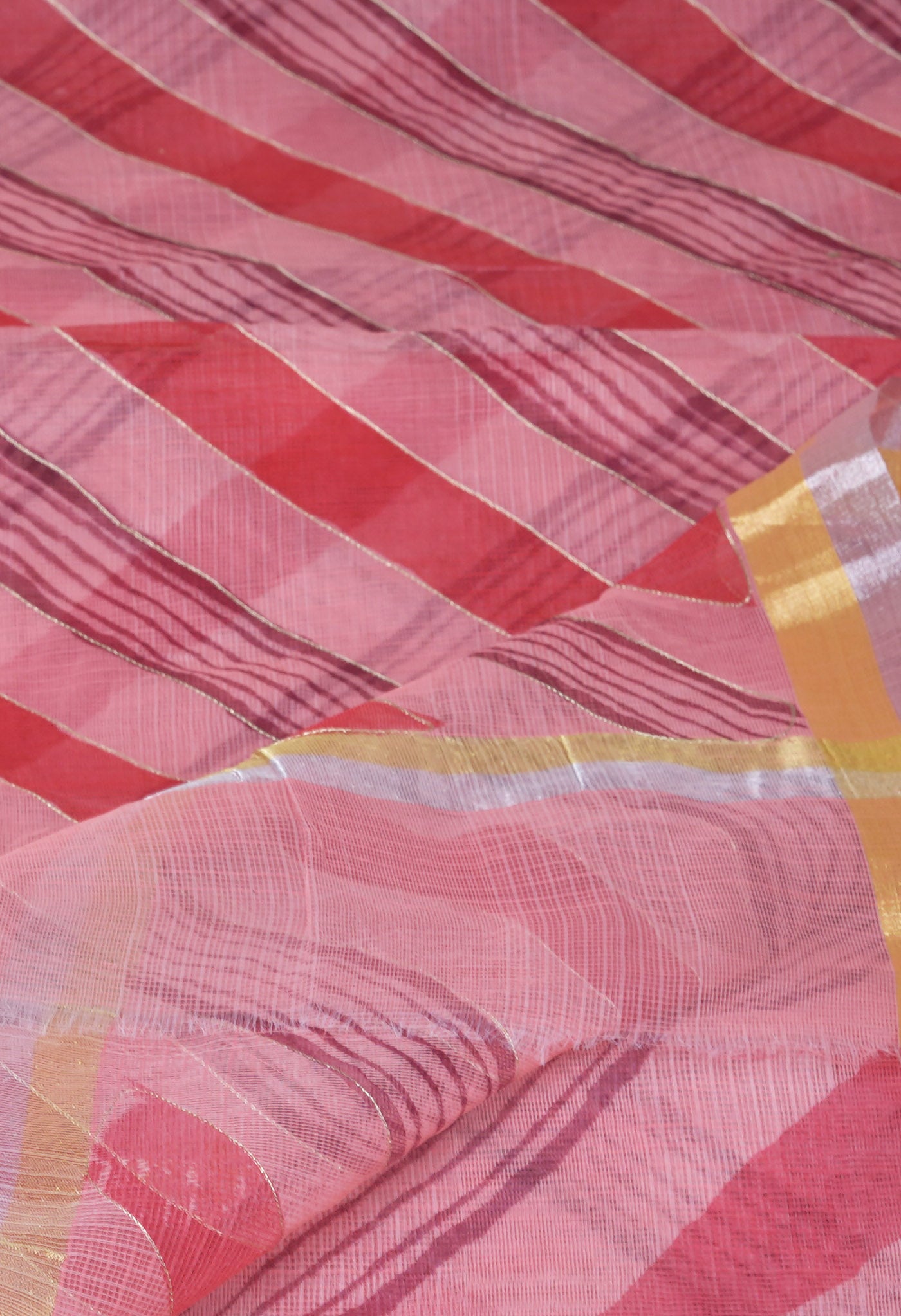 Pink Pure Hand Painted With Emboridery Kota Saree-UNM82581