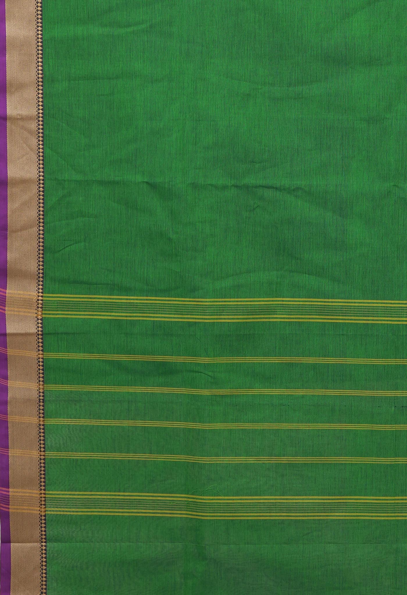 Green Pure Pavani Handcrafted Kanchi Cotton Saree-UNM82736