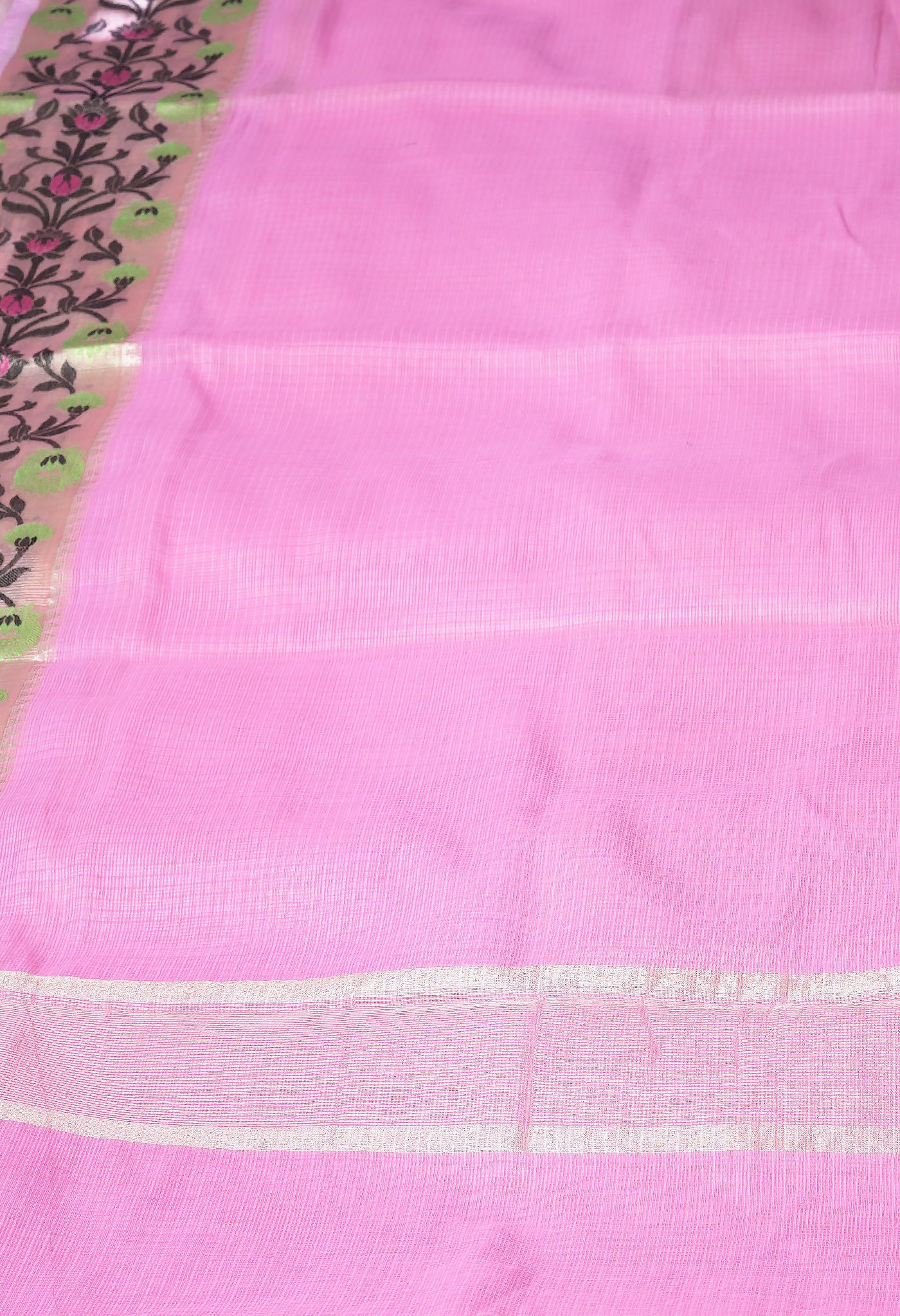 Pink Pure Banarasi Kota Saree-UNM82924