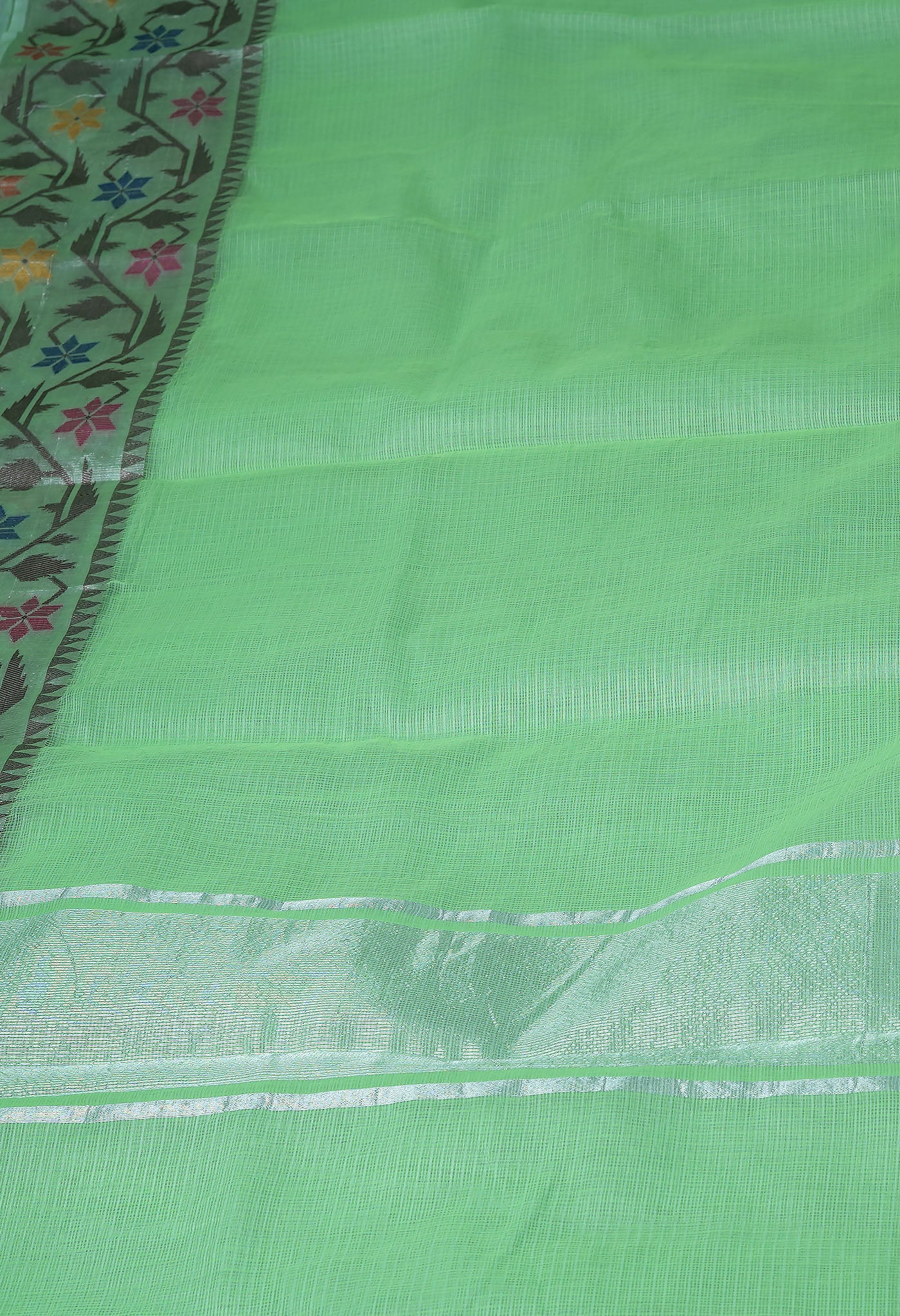 Green Pure Banarasi Kota Saree-UNM82929