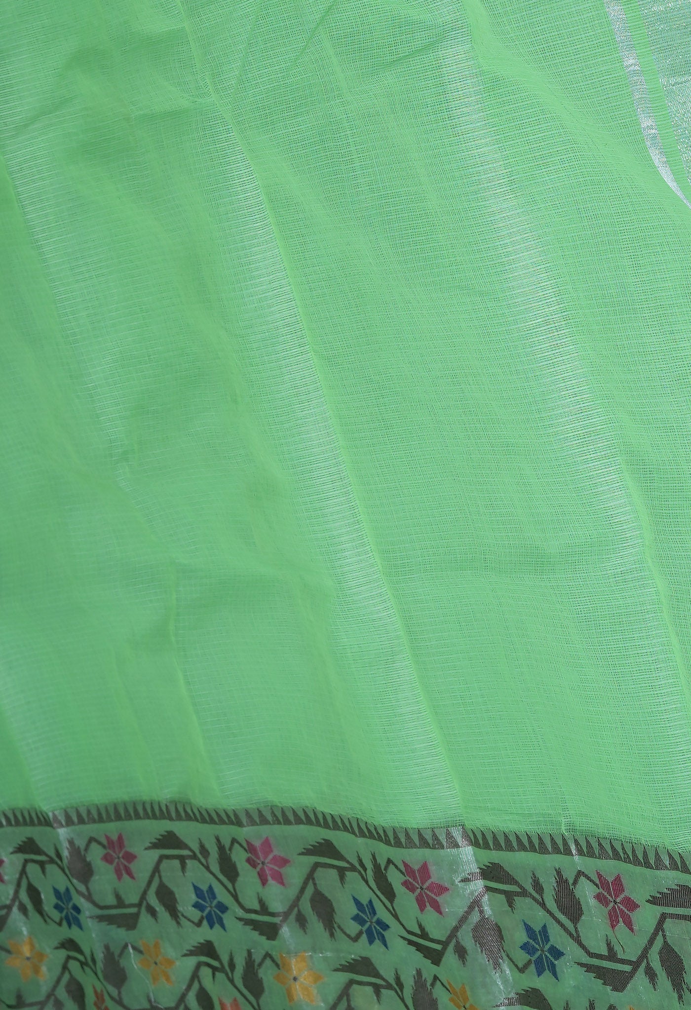 Green Pure Banarasi Kota Saree-UNM82929