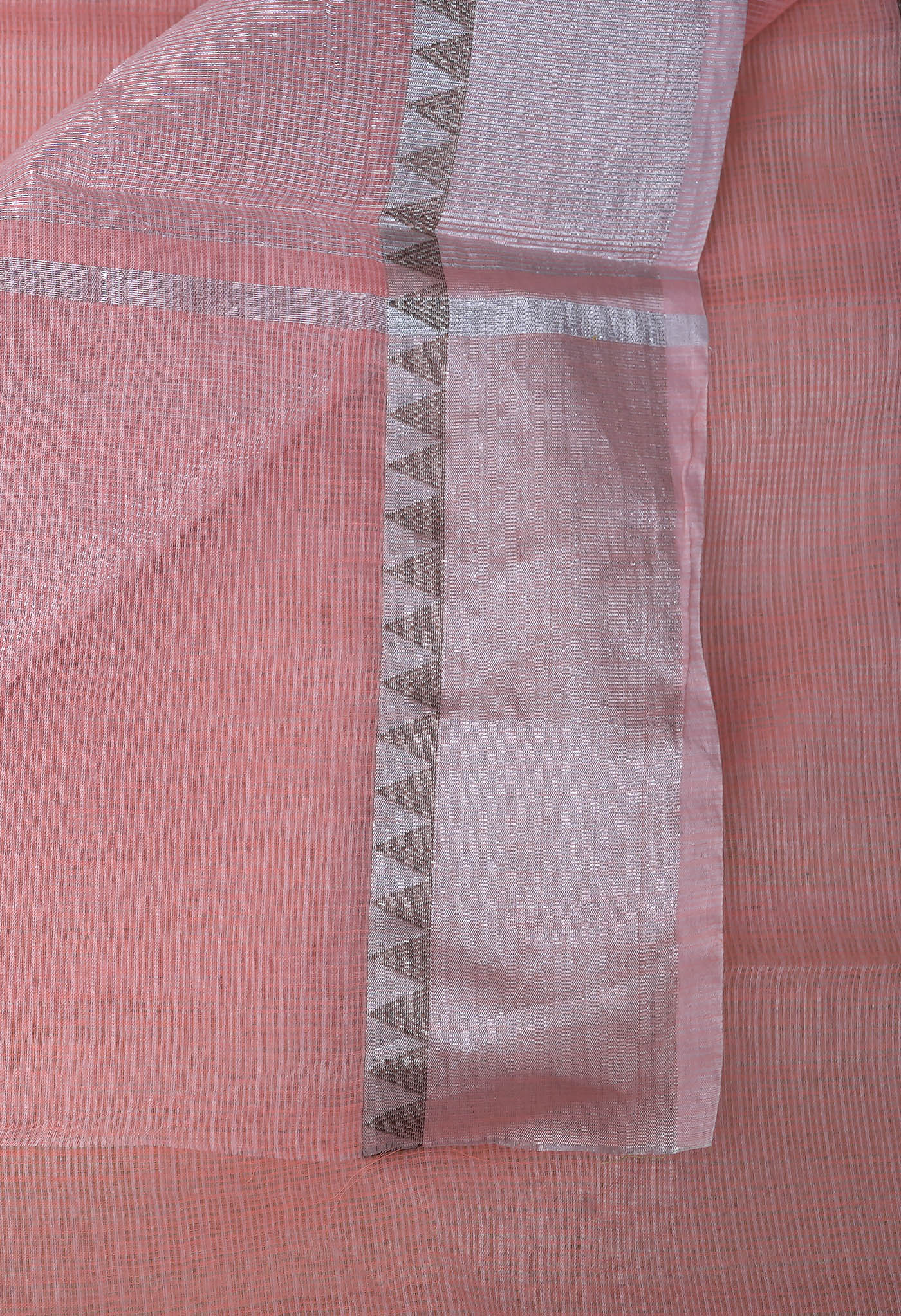 Orange Pure Banarasi Kota Saree-UNM82930