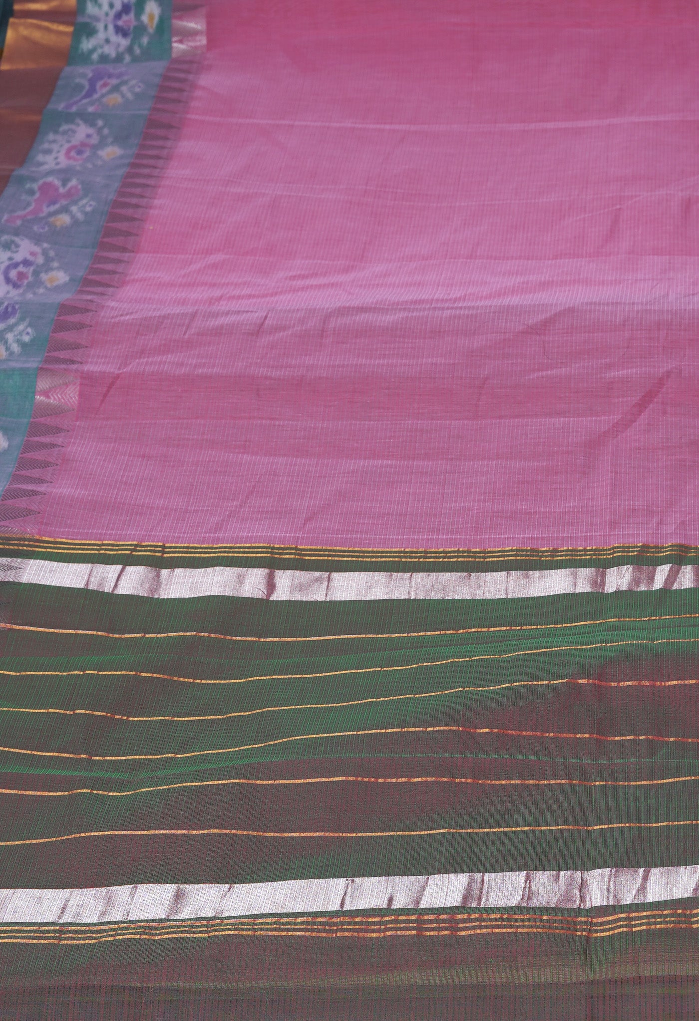 Pink Pure Pavani Mangalgiri Cotton Saree-UNM82979