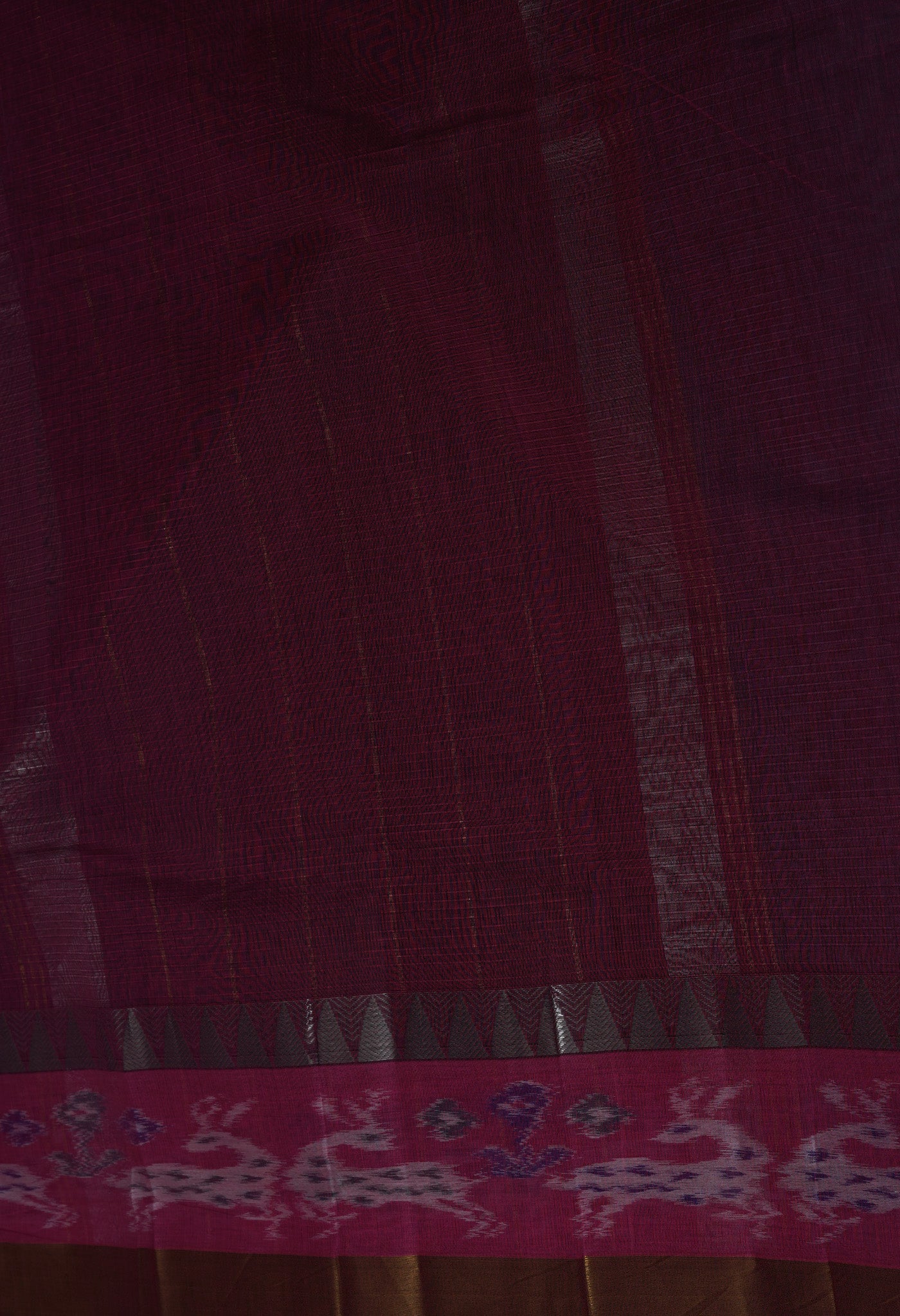 Peacock Green Pure Pavani Mangalgiri Cotton Saree-UNM82990