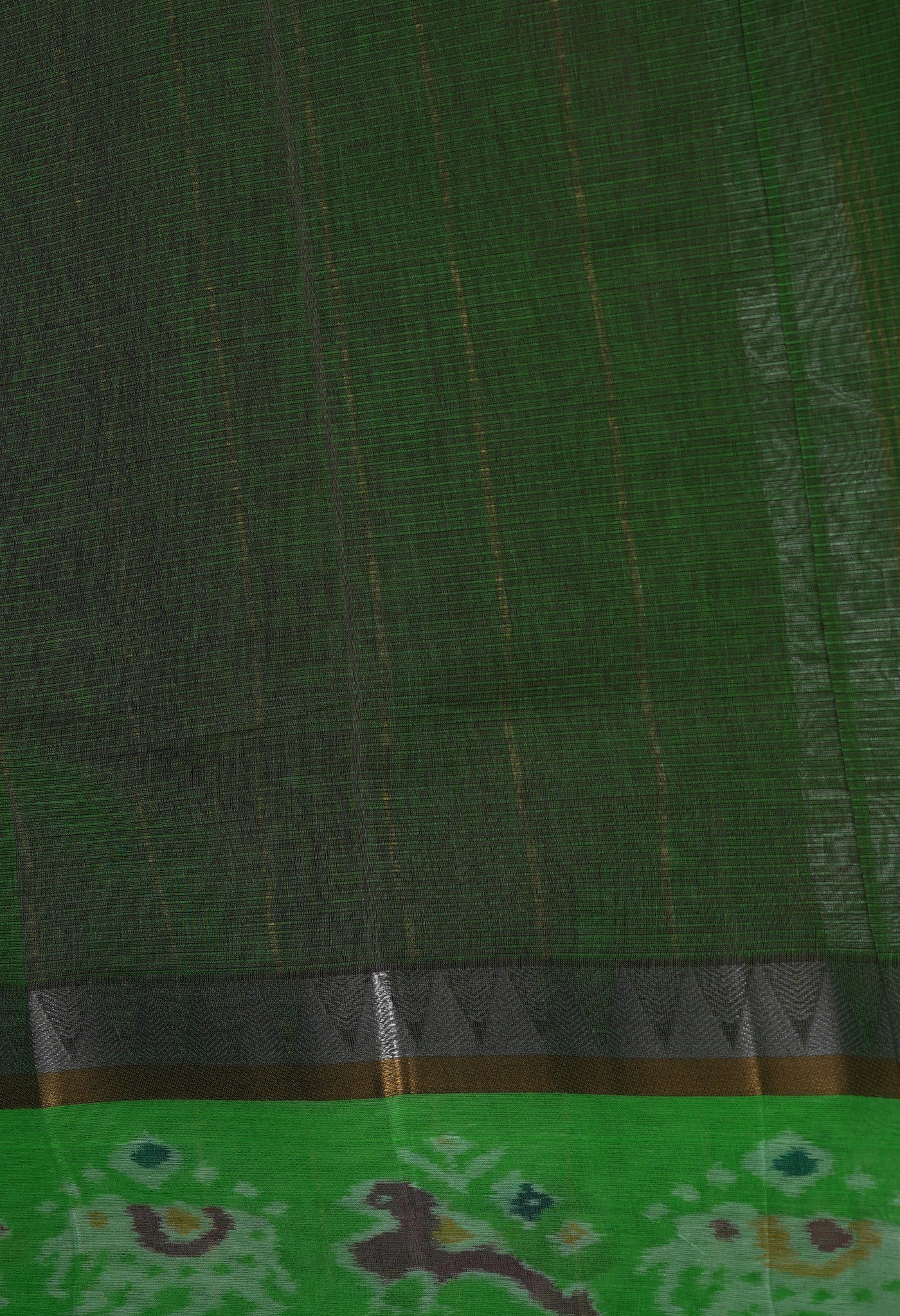 Dark Brown Pure Pavani Mangalgiri Cotton Saree-UNM82991