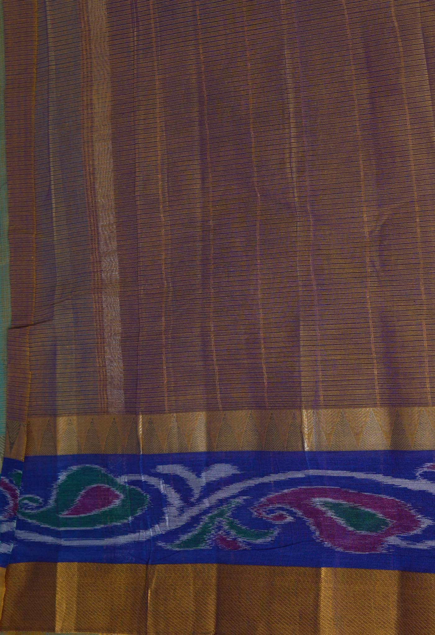 Blue Pure Pavani Mangalgiri Cotton Saree-UNM82992