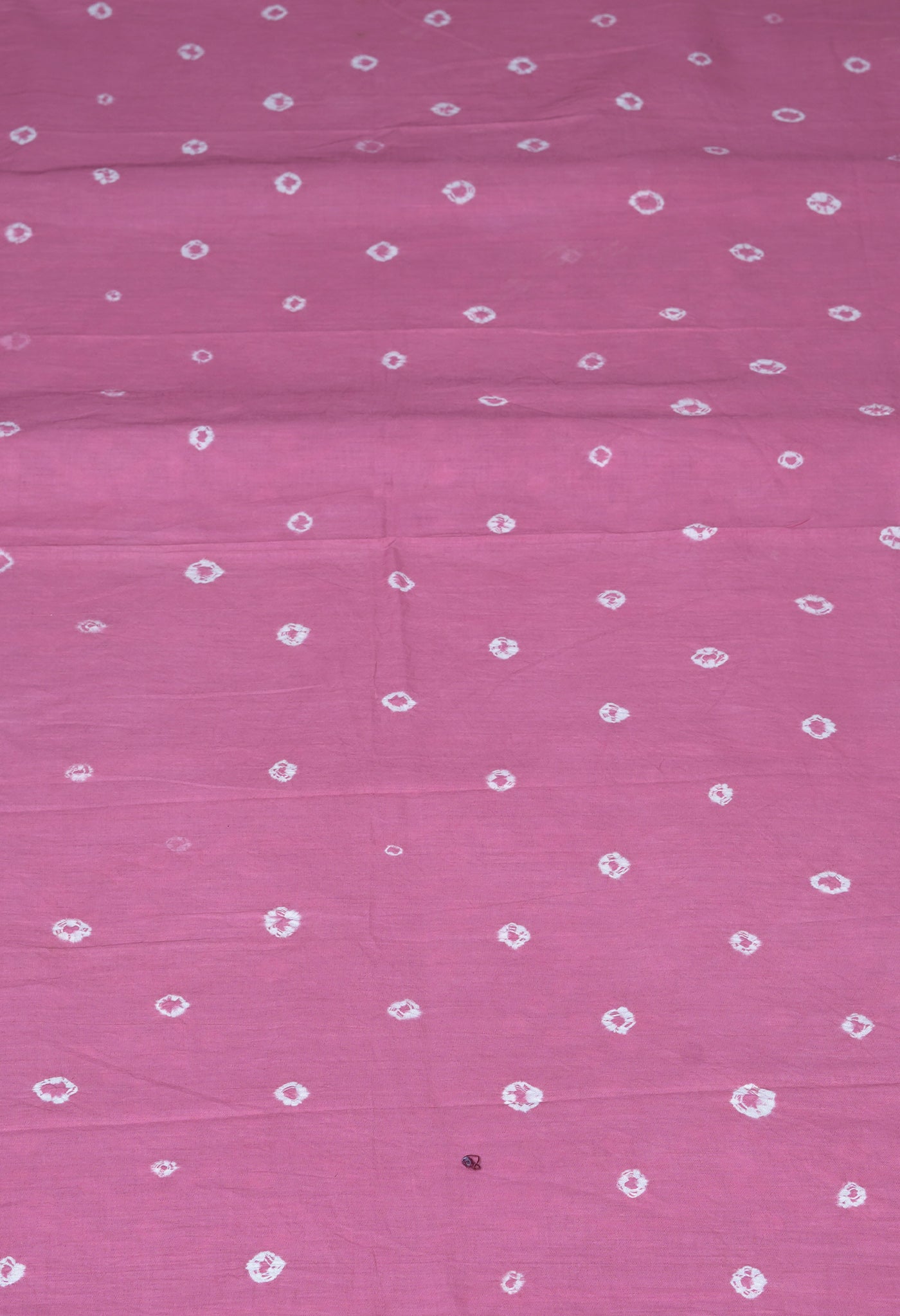 Olive Green-Pink Pure Bandhani Tie & Dye Soft Mulmul Cotton Saree-UNM83002