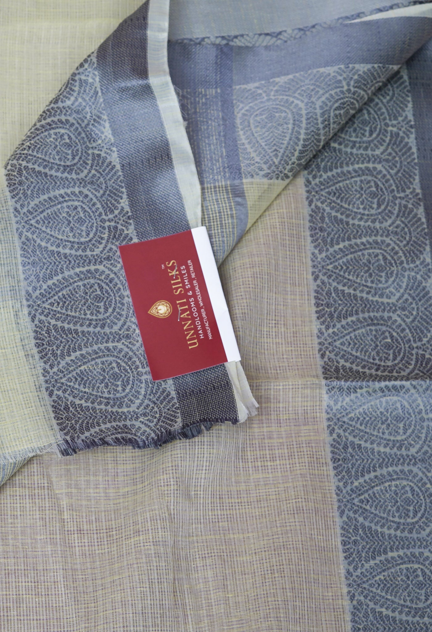 Green Pure Plain Doria Kota Saree-UNM83014