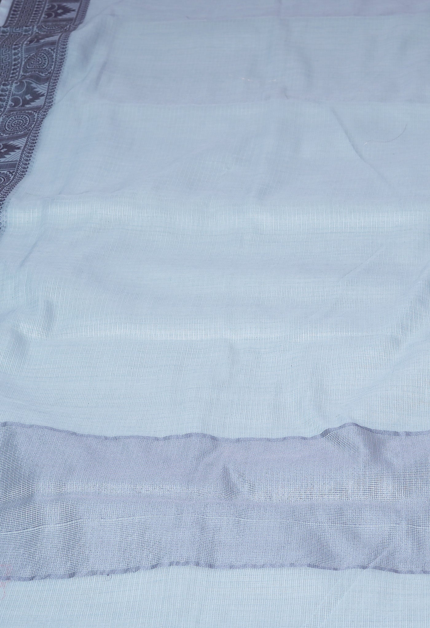 Grey Pure Plain Doria Kota Saree-UNM83018