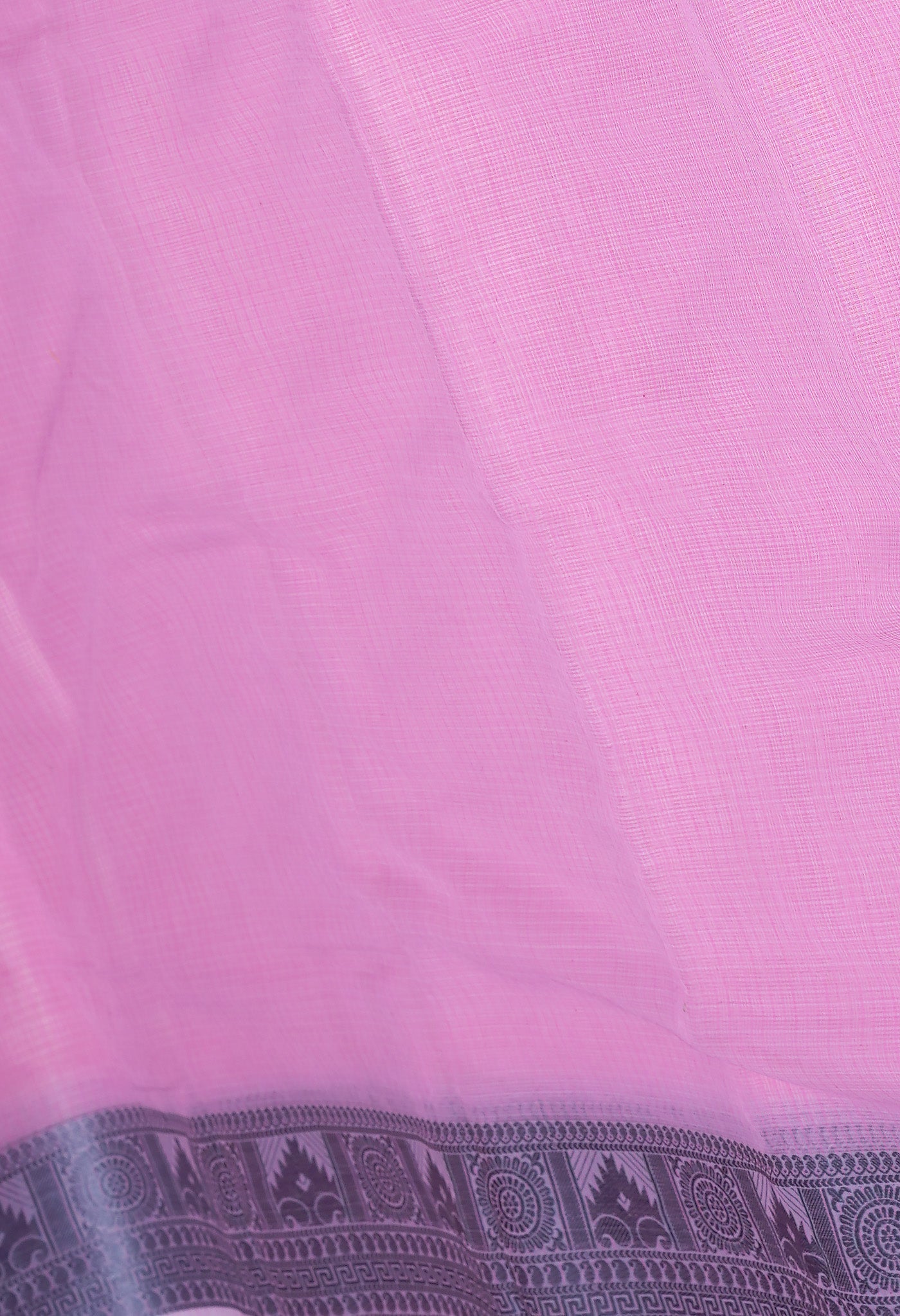 Pink Pure Plain Doria Kota Saree-UNM83022