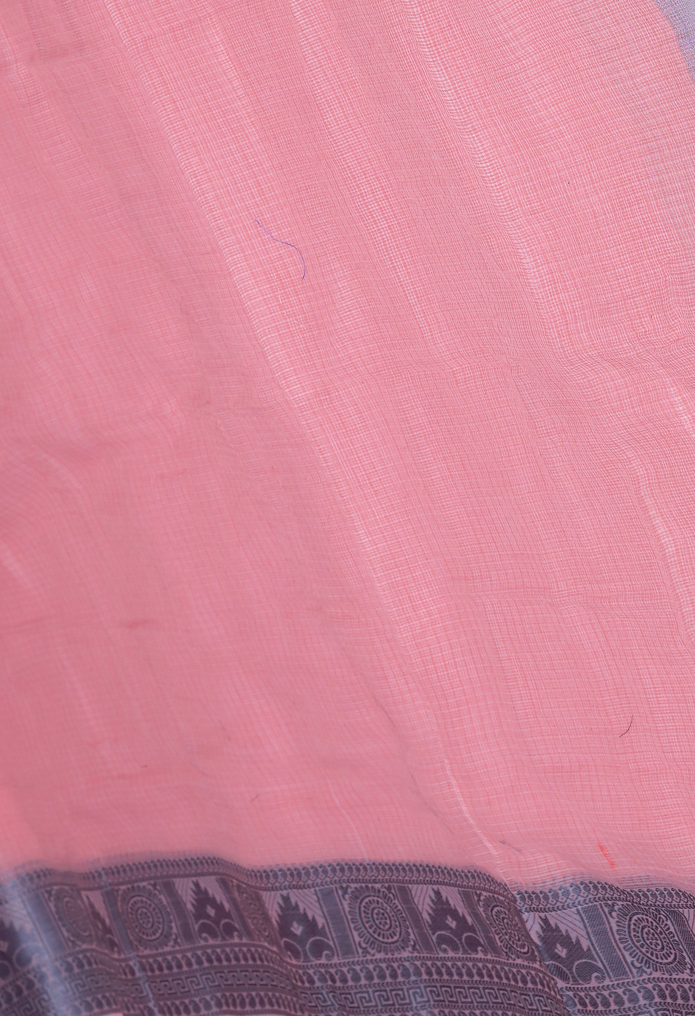 Orange Pure Plain Doria Kota Saree-UNM83028