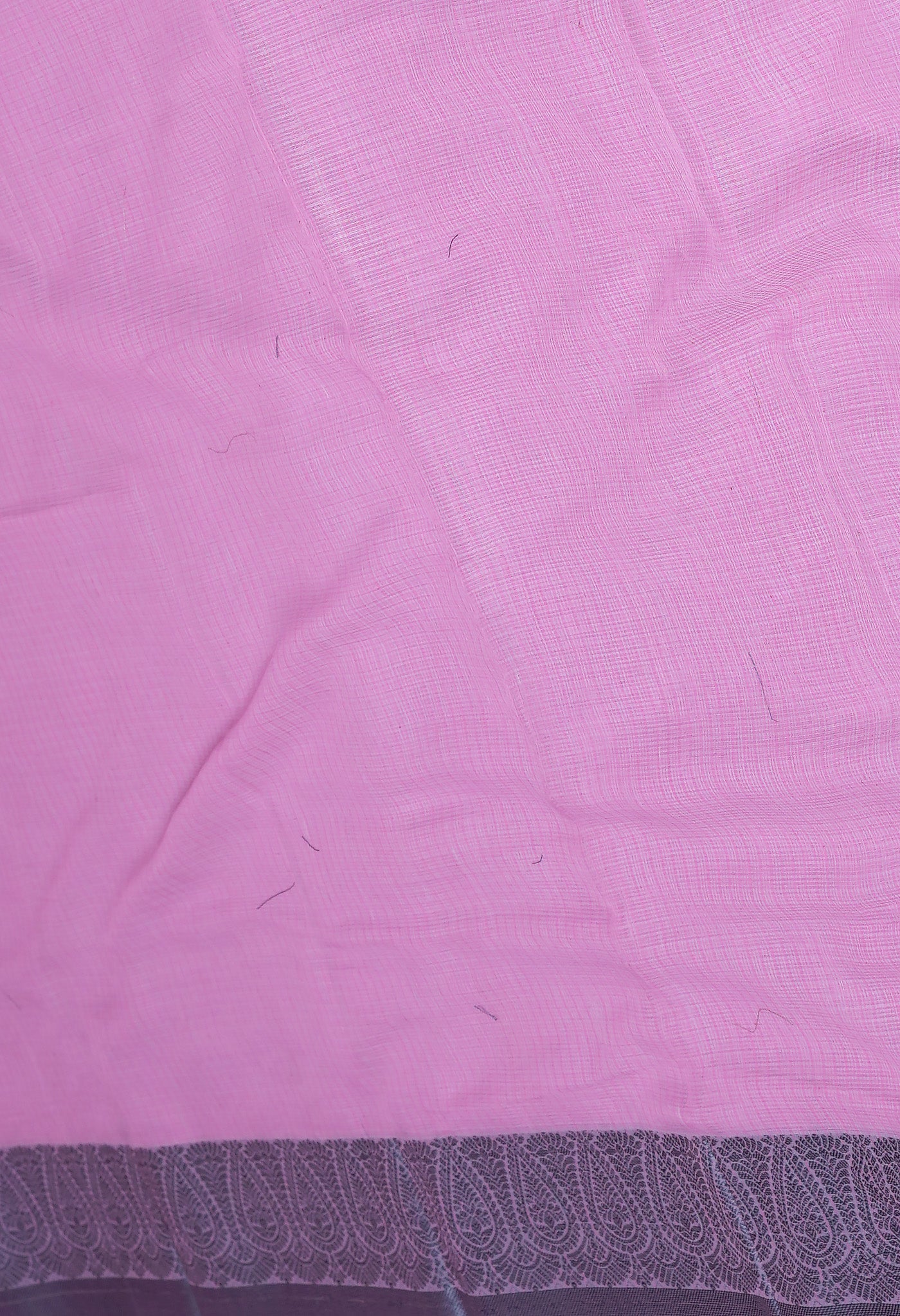 Pink Pure Plain Doria Kota Saree-UNM83031