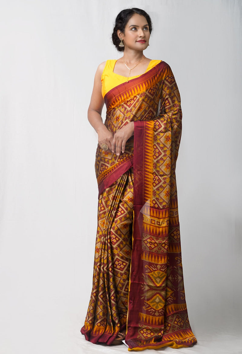 Multi  Chiffon Soft Silk Saree-UNM62048