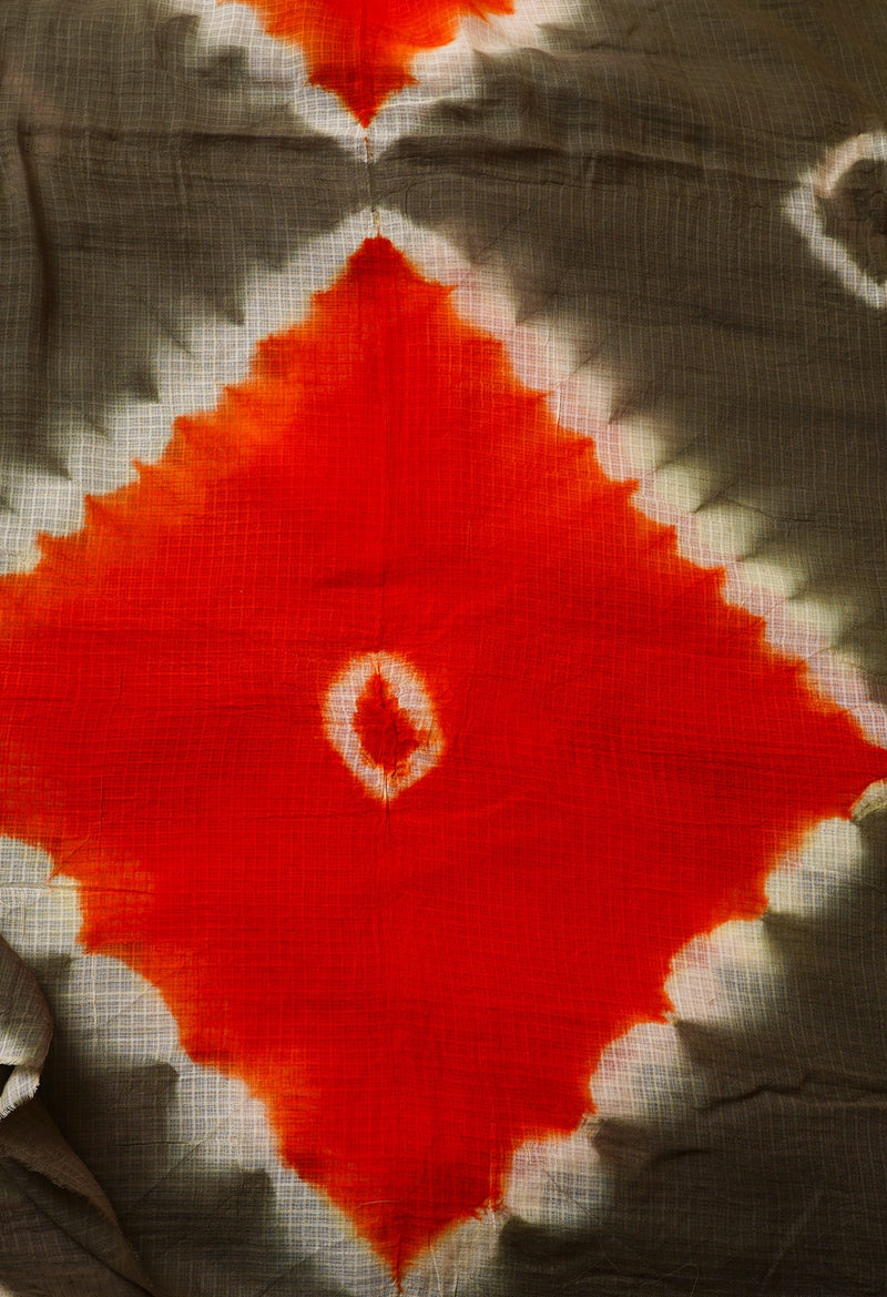 Multi Pure Tie- Dye Shibori Kota Cotton Dupatta- UDS3512
