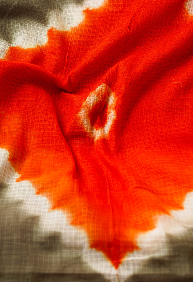 Multi Pure Tie- Dye Shibori Kota Cotton Dupatta- UDS3512