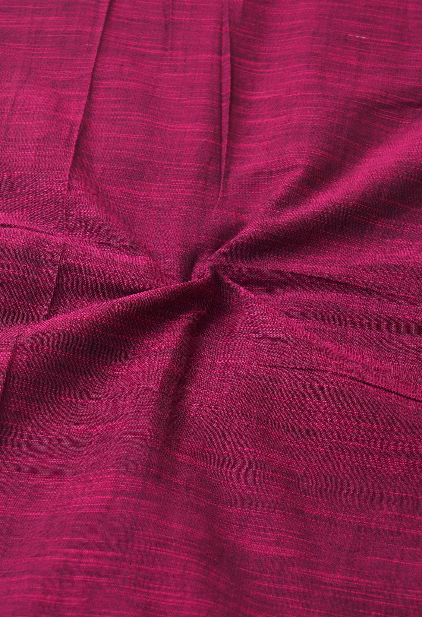 Pink Pure  Cotton Linen Saree With Tassels-UNM65248