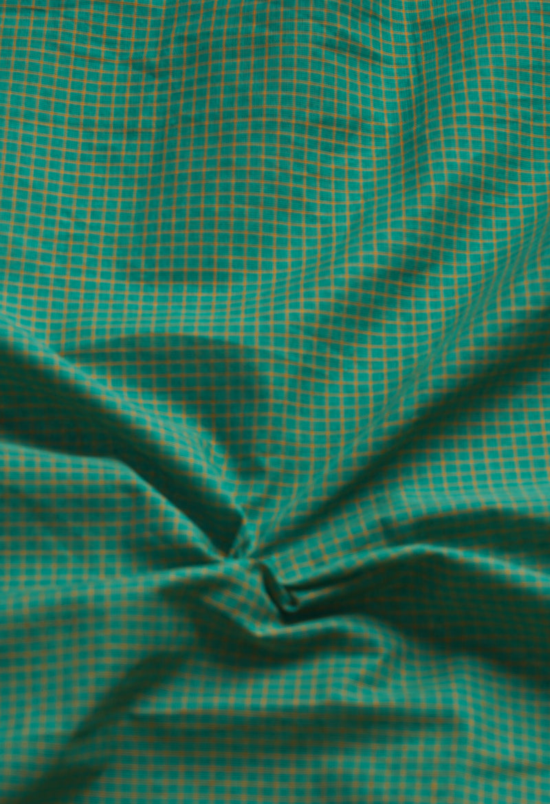 Green Pure Pavani Venkatagiri Cotton Saree-UNM65675
