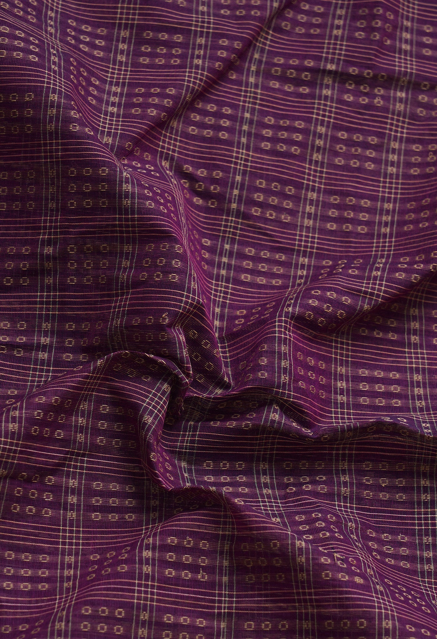 Violet Pure Handloom Pavani Chettinad Cotton Saree