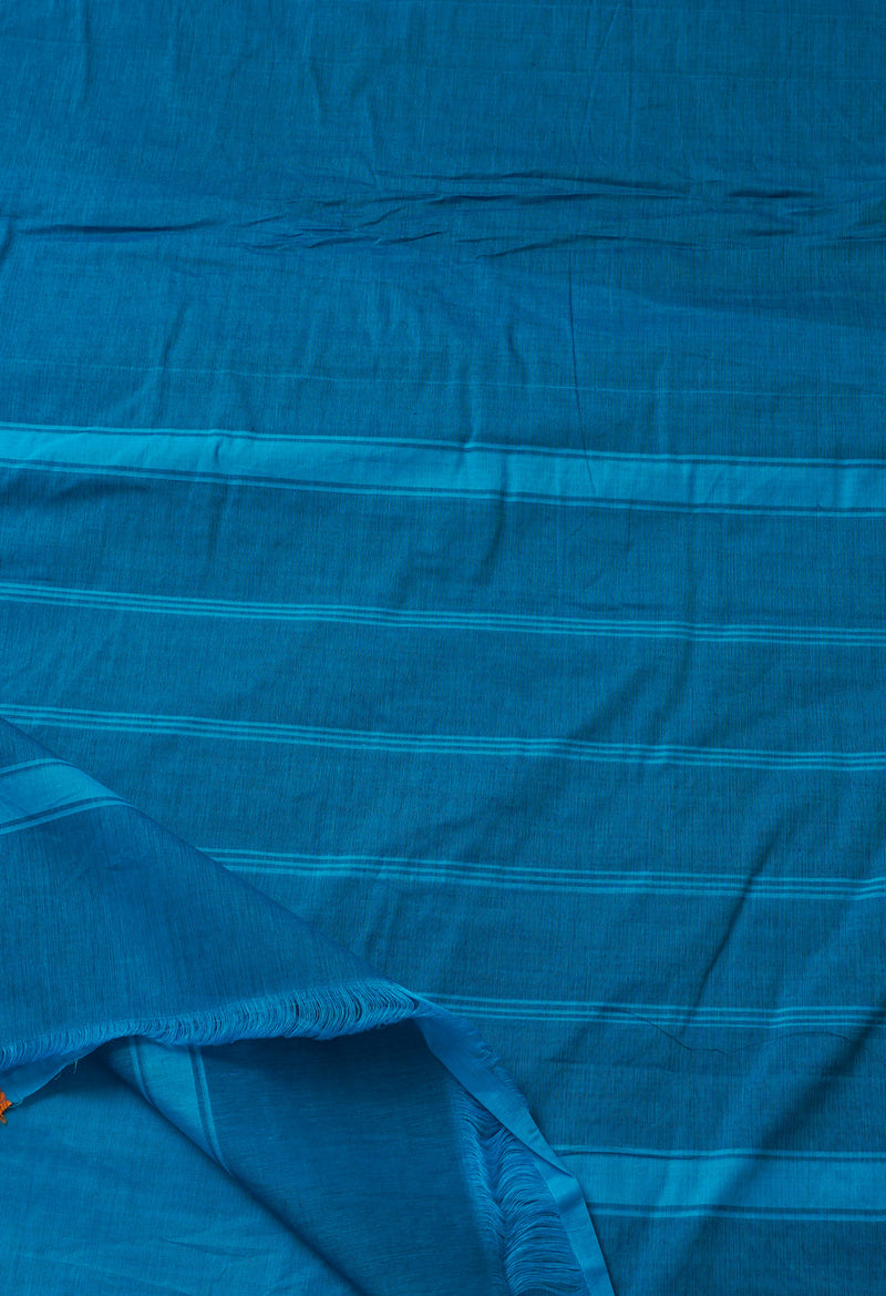 Blue Pure Pavani Handcrafted Kanchi Cotton Saree-UNM65948