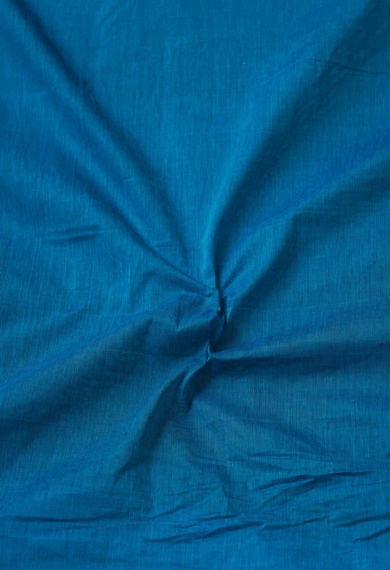 Blue Pure Pavani Handcrafted Kanchi Cotton Saree-UNM65948