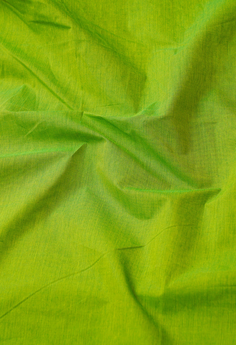 Green Pure Pavani Handcrafted Kanchi Cotton Saree-UNM66147