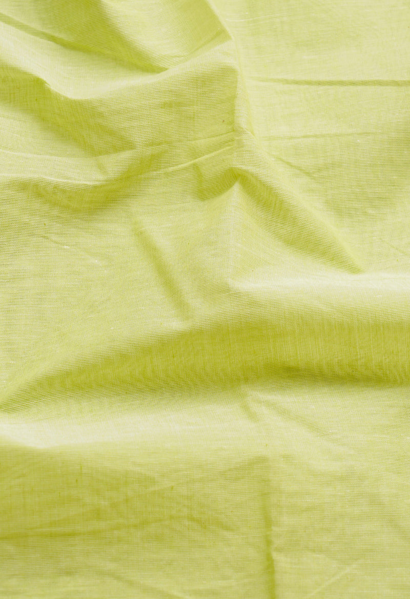 Green Pure Handloom Chettinad Cotton Saree-UNM66434