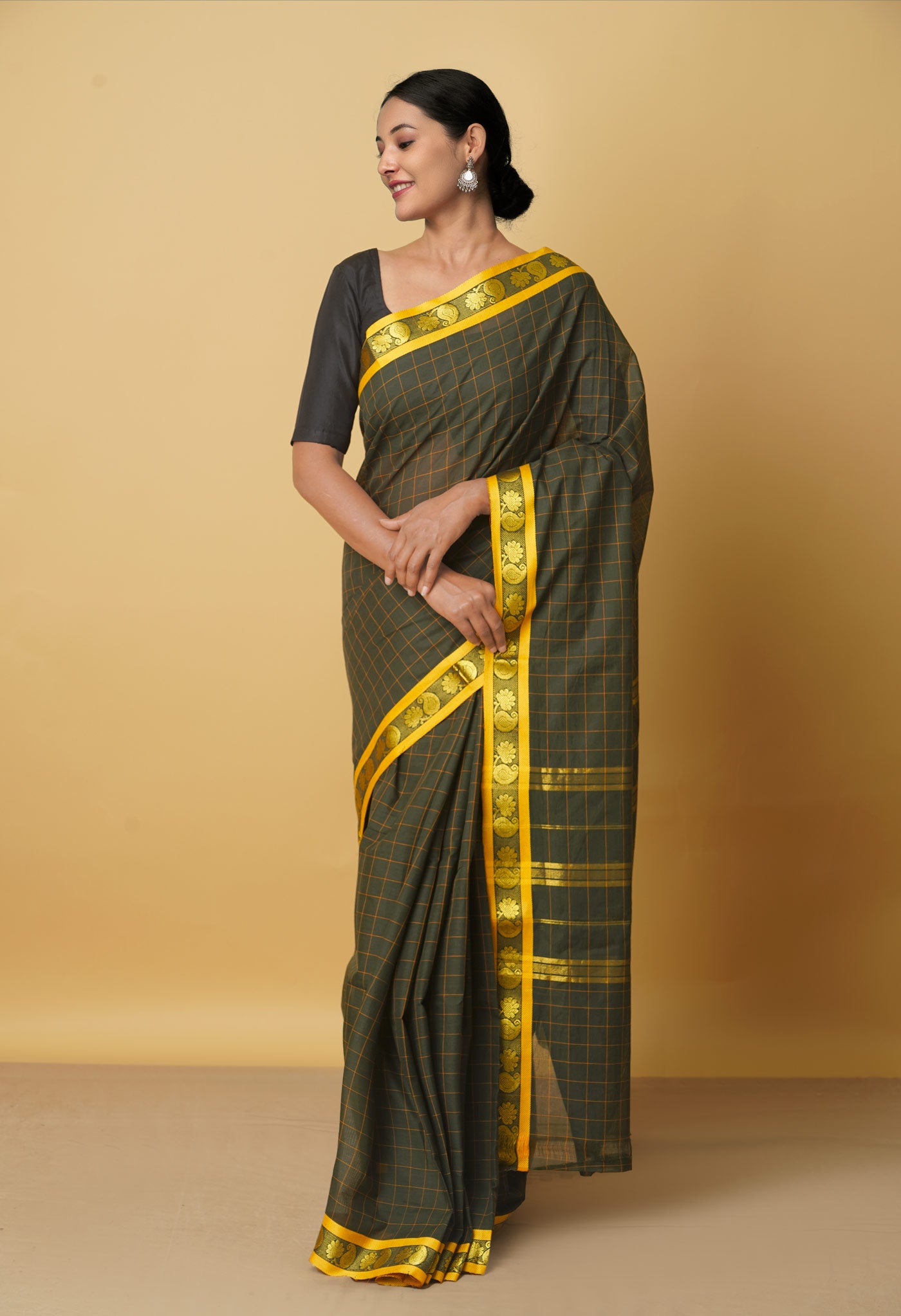 Green Pure Pavani Venkatagiri Cotton Saree