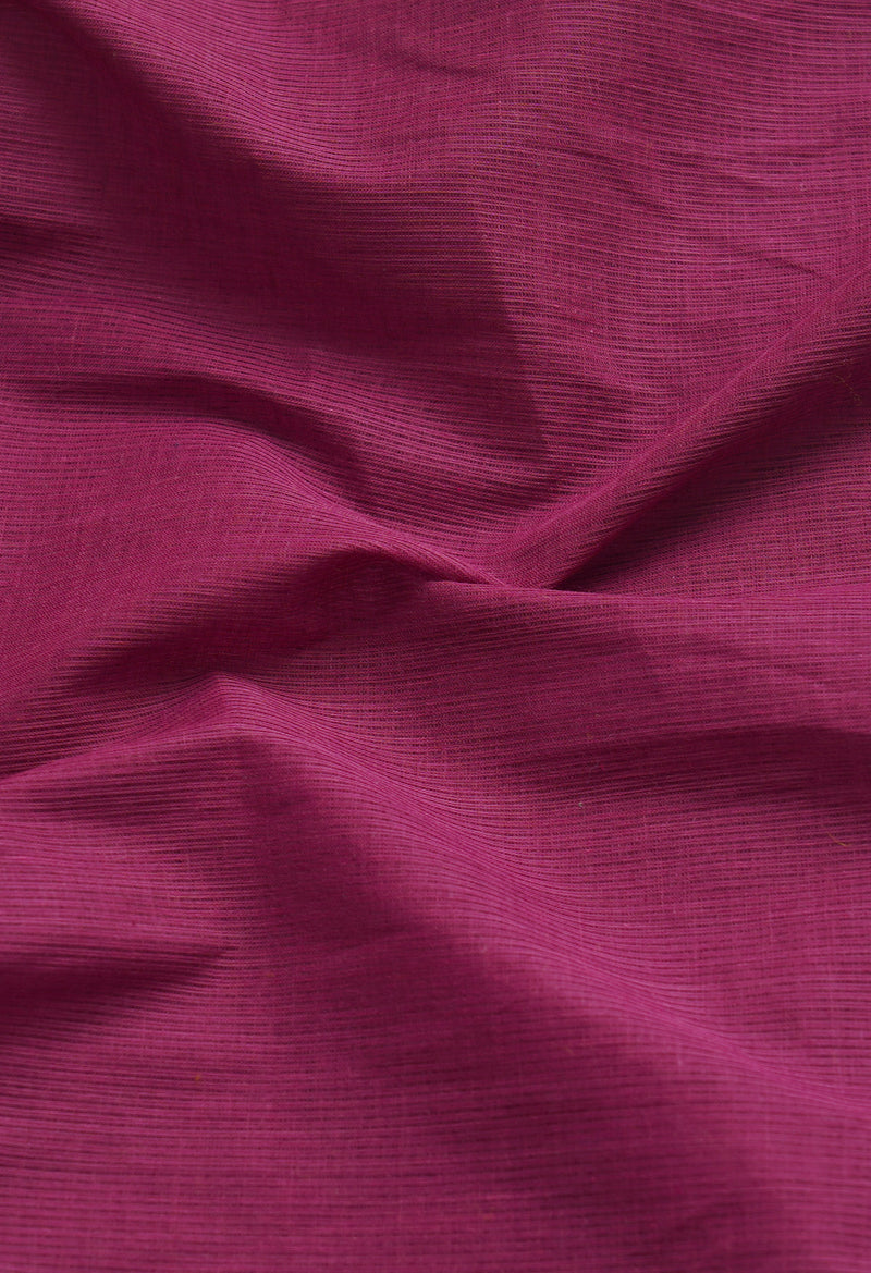 Purple Pure Mangalgiri Cotton Saree-UNM66576