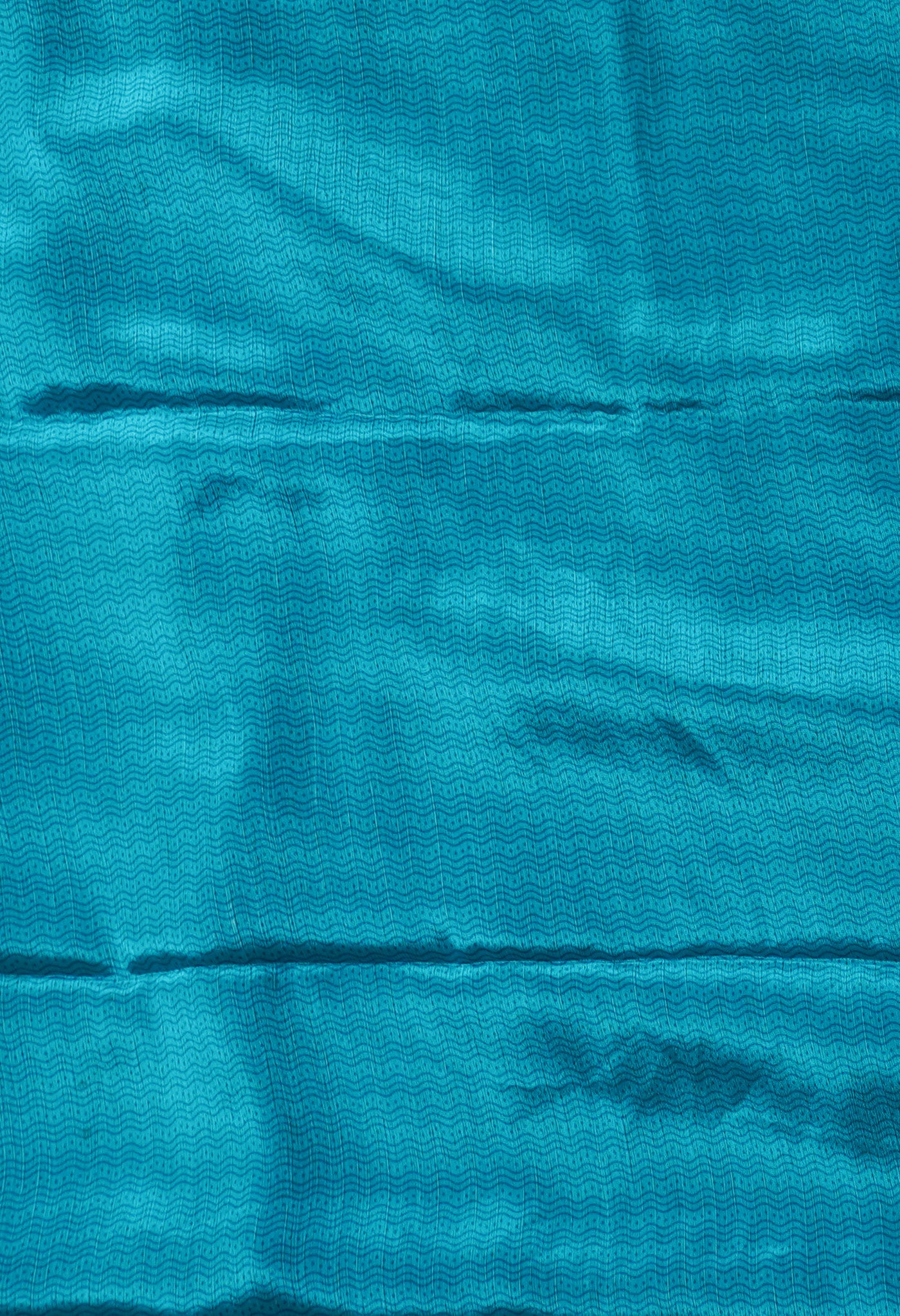 Blue  Block Printed Crepe Soft Silk Saree-UNM66705