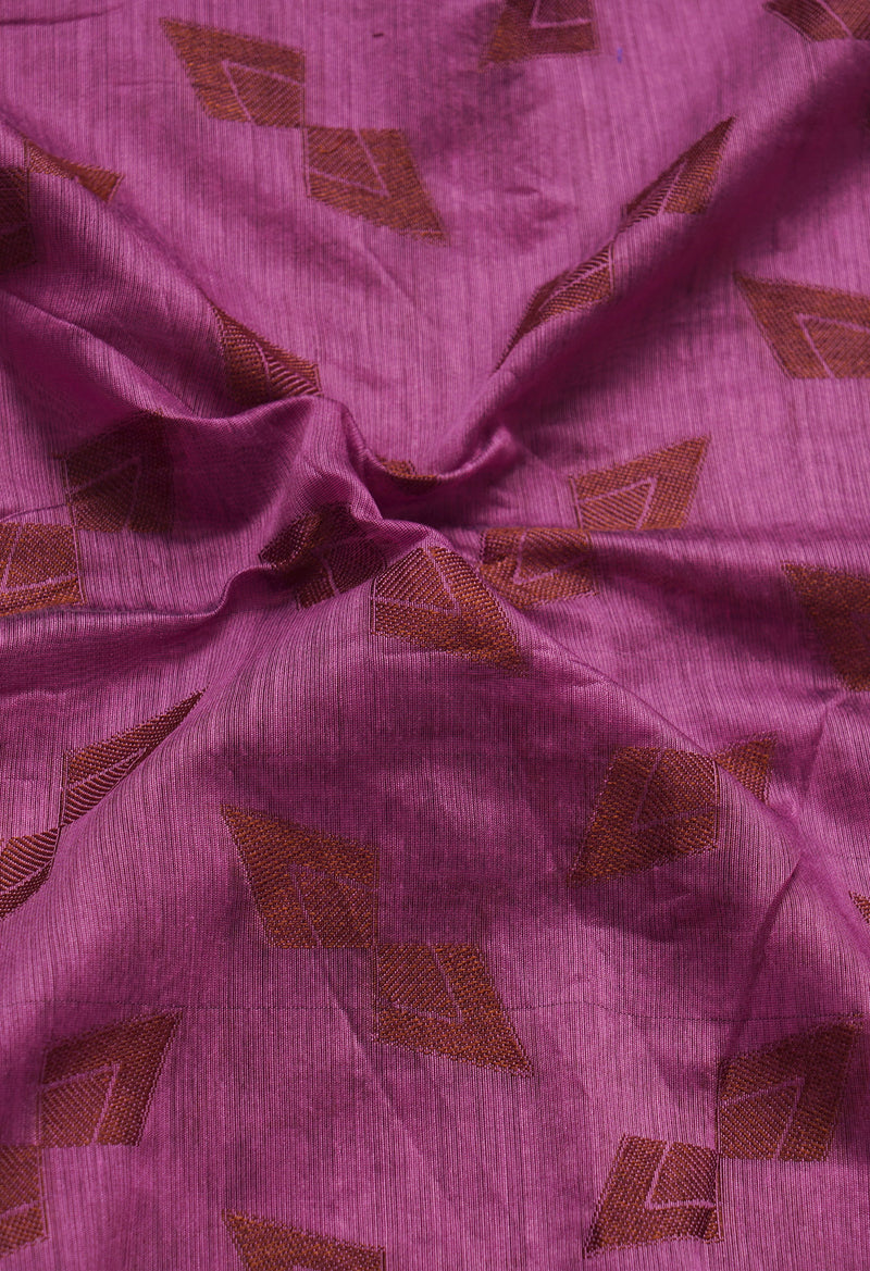 Purple  Chanderi Sico Saree-UNM67037