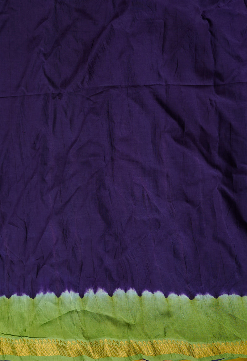 Green  Mangalgiri Soft Silk Saree-UNM69208