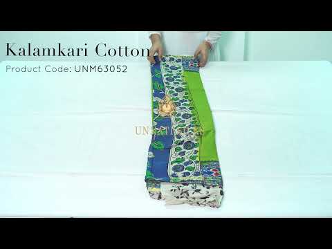 Green Pure Kalamkari Cotton Saree