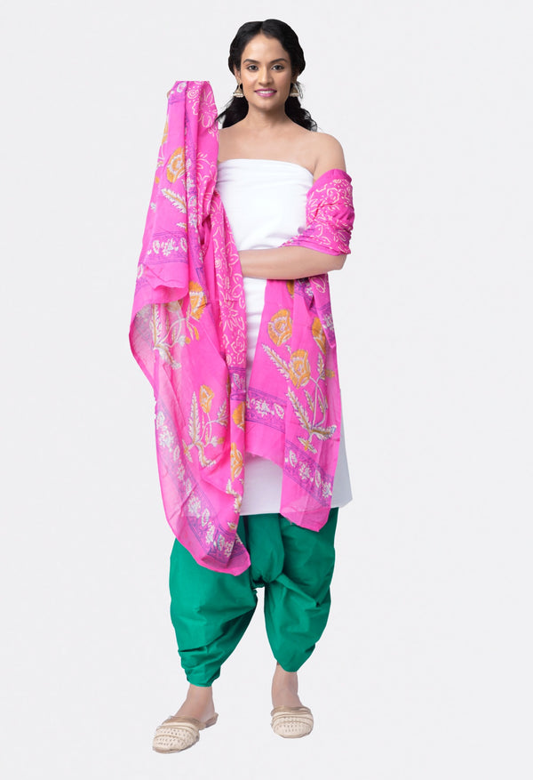 Online Shopping for Unstitched White-Green Pure Kanchi Cotton Salwar Kameez with  Weaving from Tamilnadu at Unnatisilks.comIndia
