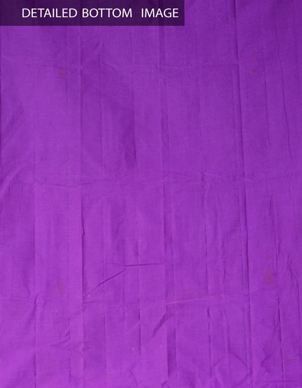 Online Shopping for Unstitched White-Violet Pure Kanchi Cotton Salwar Kameez with  Weaving from Tamilnadu at Unnatisilks.comIndia
