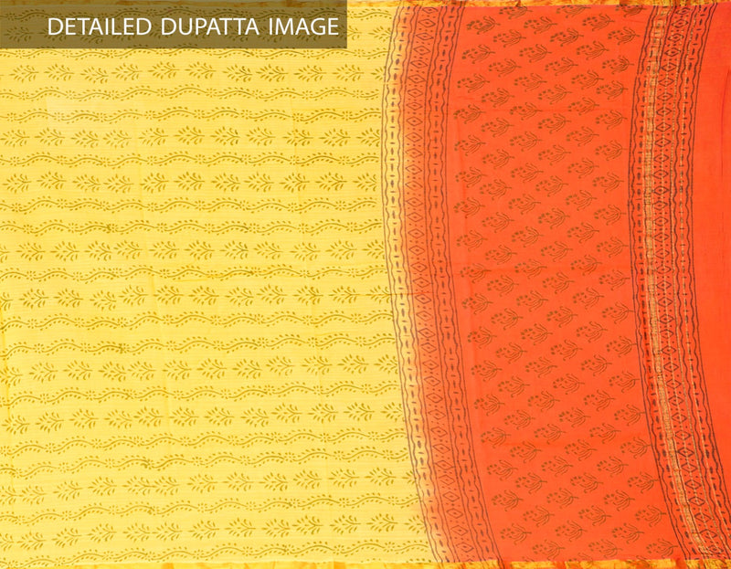 Online Shopping for Unstitched White-Yellow Pure Kanchi Cotton Salwar Kameez with  Weaving from Tamilnadu at Unnatisilks.comIndia
