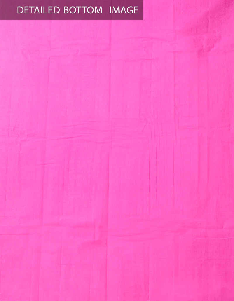 Online Shopping for Unstitched White-Pink Pure Chettinad Cotton Salwar Kameez with Weaving from Tamil nadu at Unnatisilks.comIndia
