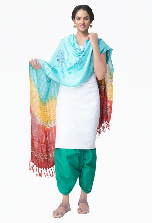 Online Shopping for Unstitched White-Green Pure Chettinad Cotton Salwar Kameez with  Weaving from Tamilnadu at Unnatisilks.comIndia
