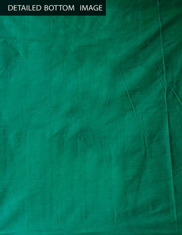 Online Shopping for Unstitched White-Green Pure Chettinad Cotton Salwar Kameez with  Weaving from Tamilnadu at Unnatisilks.comIndia
