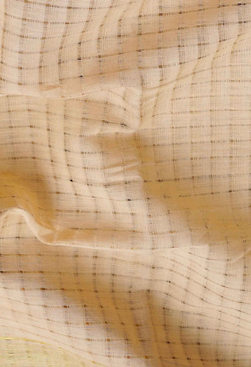 Brown Pure Mangalagiri Cotton Dupatta