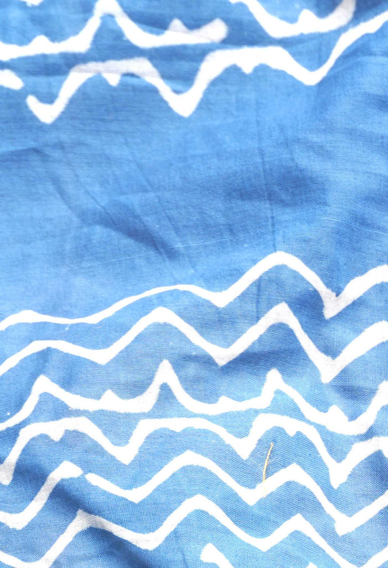 Online Shopping for Blue Pure Andhra Cotton Dupatta with Hand block prints with Hand Block Prints. from Andhra Pradesh at Unnatisilks.comIndia
