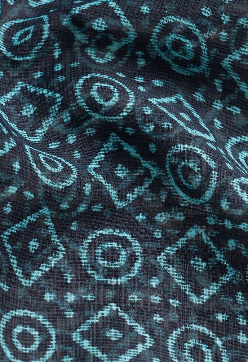 Online Shopping for Black Hand Block Printed Kota Cotton Dupatta  with Hand Block Prints from Andhra Pradesh at Unnatisilks.comIndia
