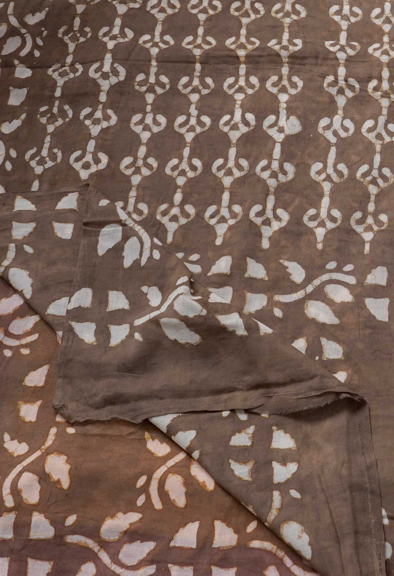 Online Shopping for Grey Dabu Printed Pure Mulmul Cotton Dupatta with Dabu Prints from Rajasthan at Unnatisilks.comIndia
