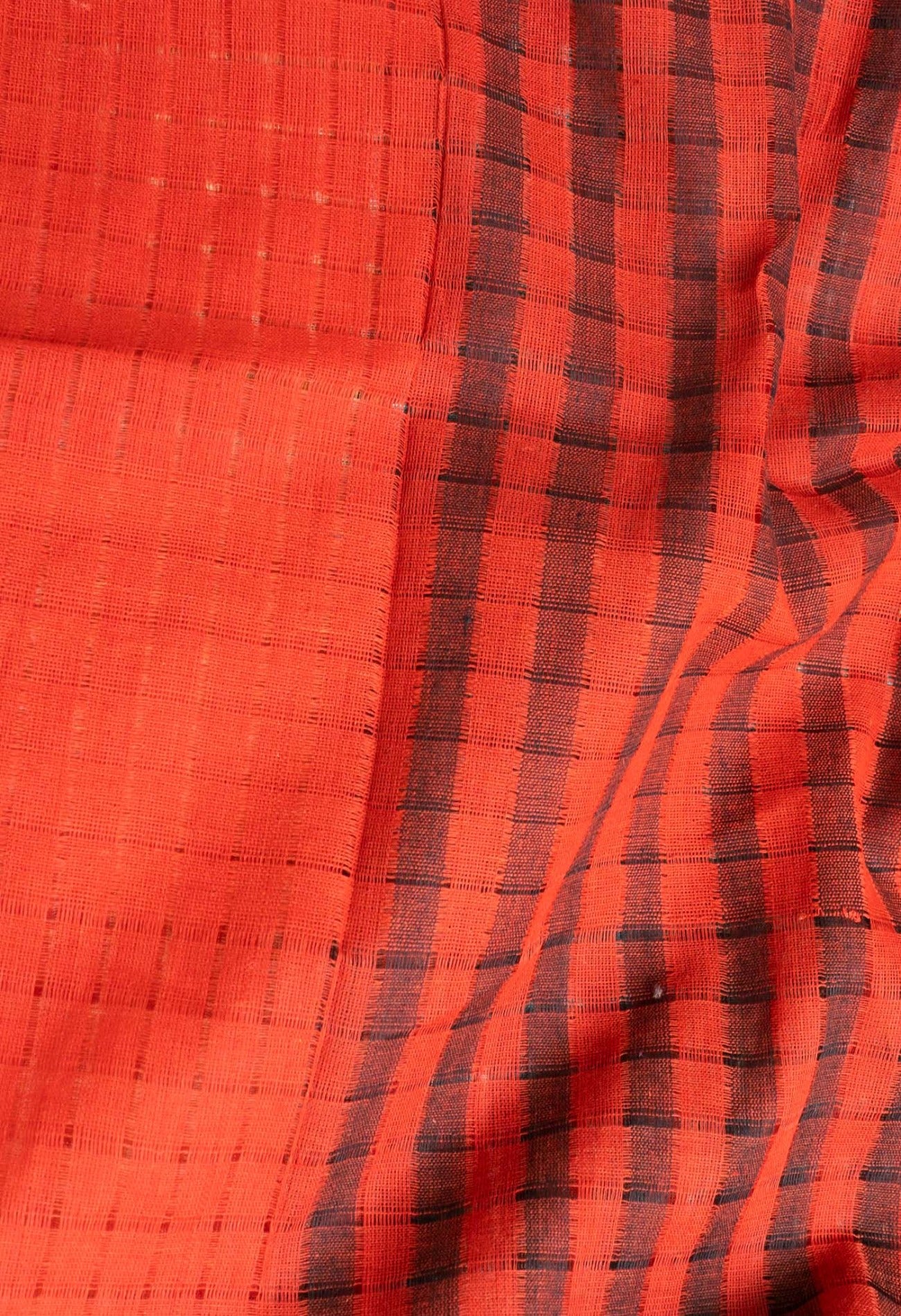 Red Pure Mangalagiri Cotton Dupatta-UDS3169