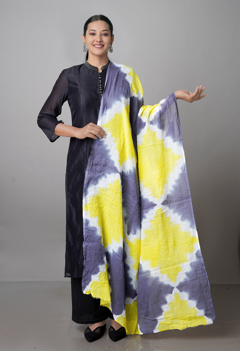 Multi Pure Tie- Dye Shibori Kota Dupatta-UDS3673