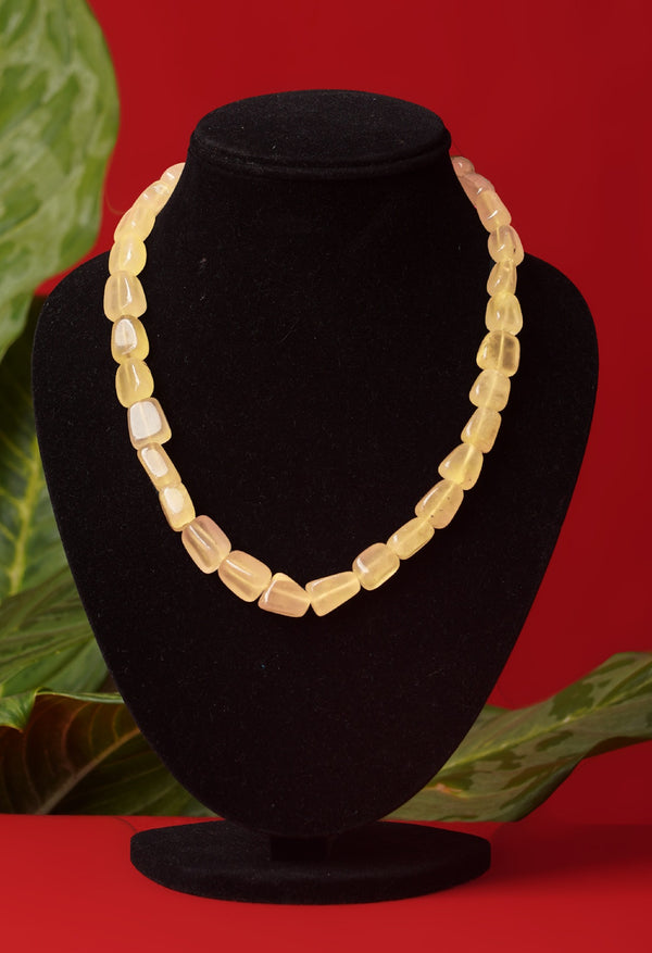 Yellow Amravati Ocean Beads Necklace