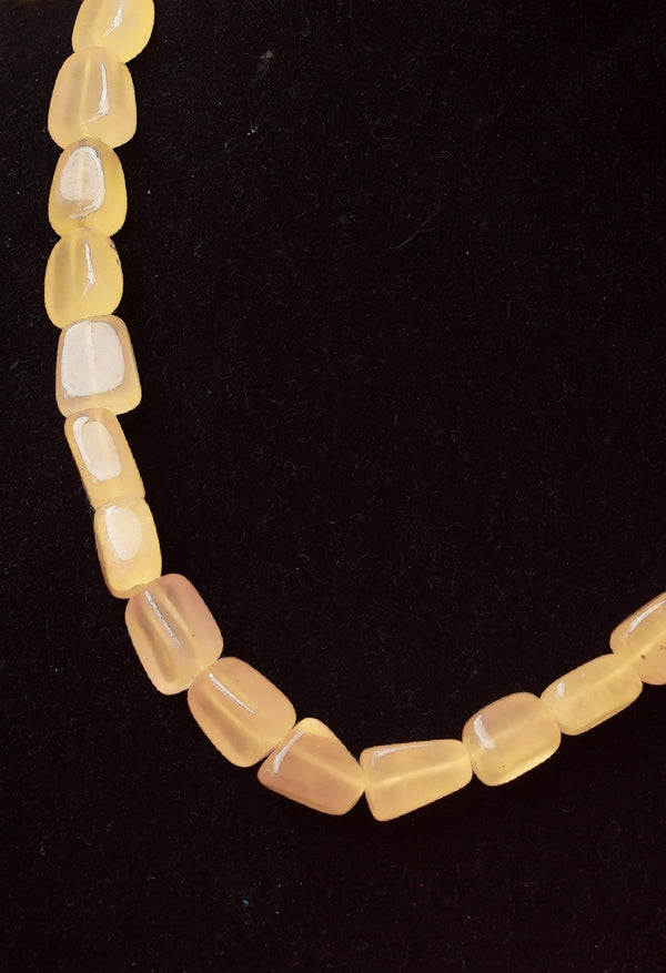 Yellow Amravati Ocean Beads Necklace