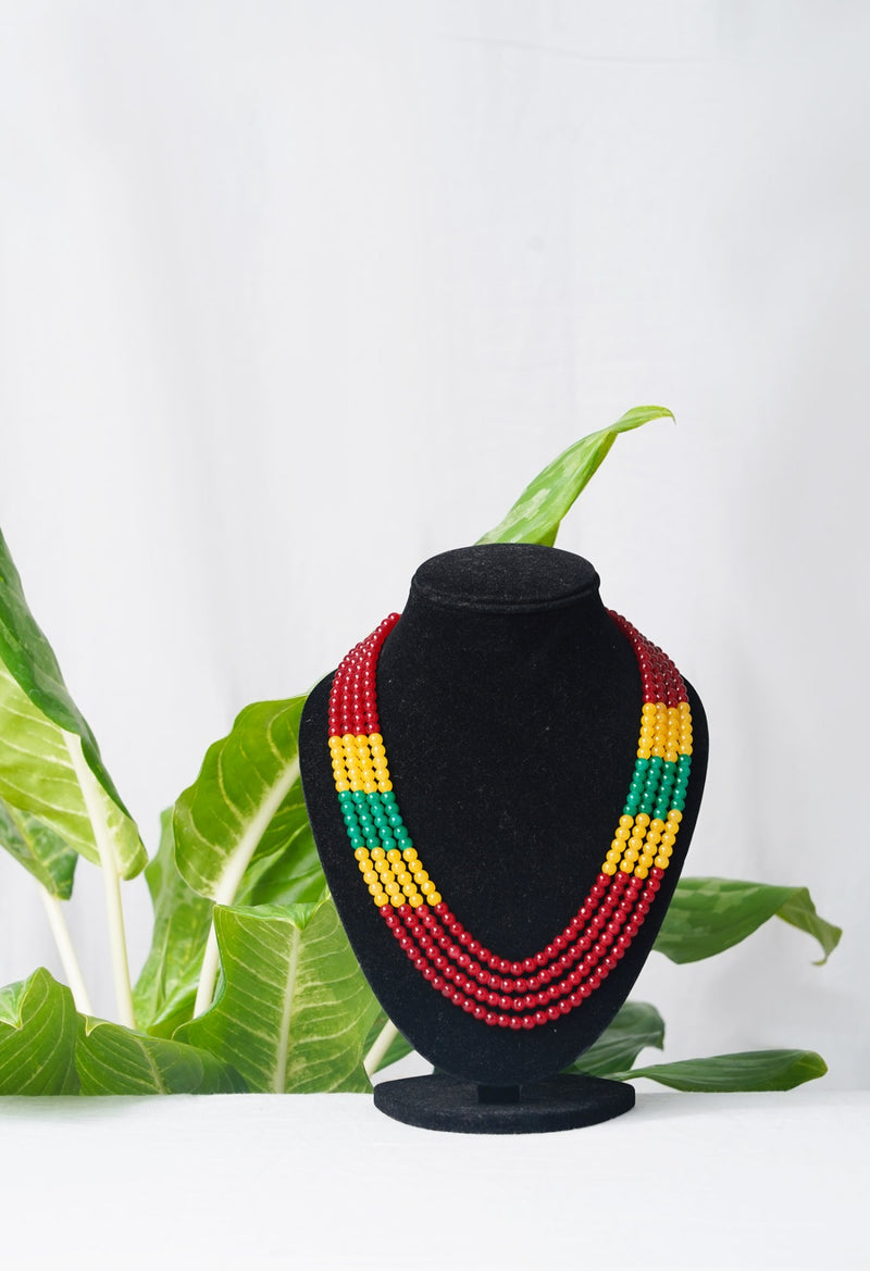 Online Shopping for Multi Amravati Ocean Beads Necklace   from Andhra Pradesh at Unnatisilks.comIndia
